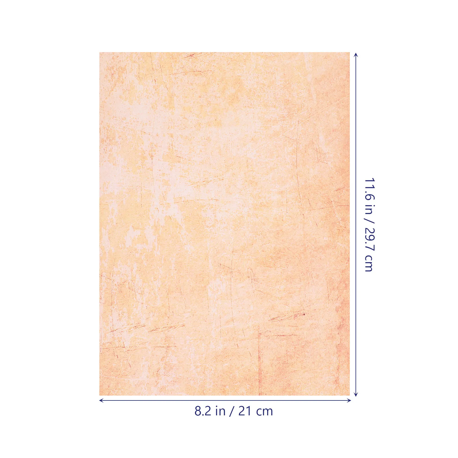 100Pcs Vintage Style Letter Paper Pack Blank Writing Paper for Wedding Birthday Valentine's Day Greeting Cards Invitations