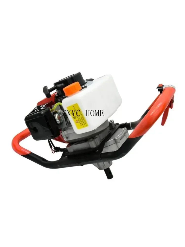 Hole Digging Machine Small high-power Tree Planting Digging Machine Hole Piling Machine Two-stroke Gasoline Ground Drill 1200ML