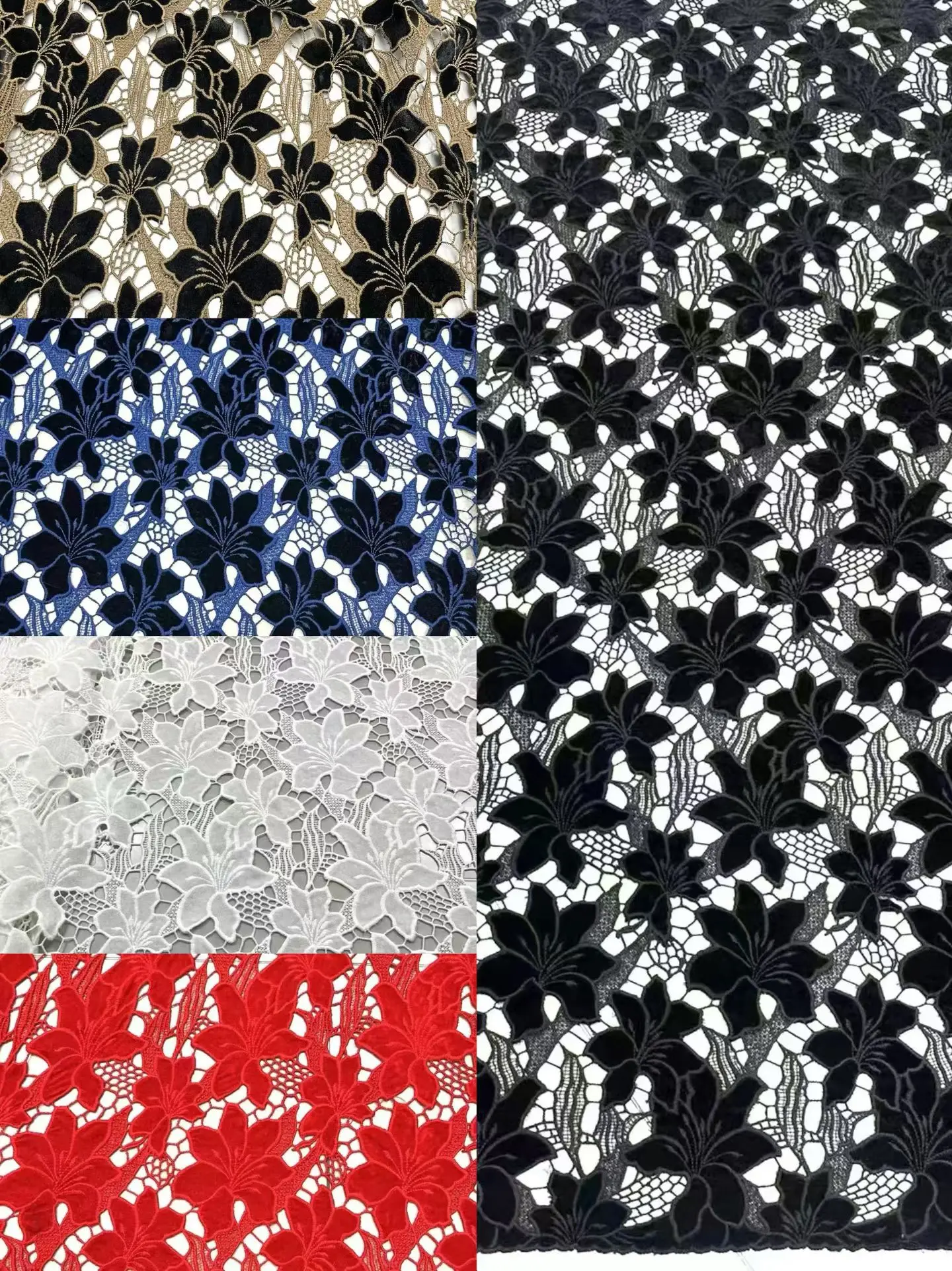 Элегантная ультрамягкая вышитая хлопковая бархатная ткань лучшего качества, швейцарская кружевная ткань, вечерние платья NN1598_R