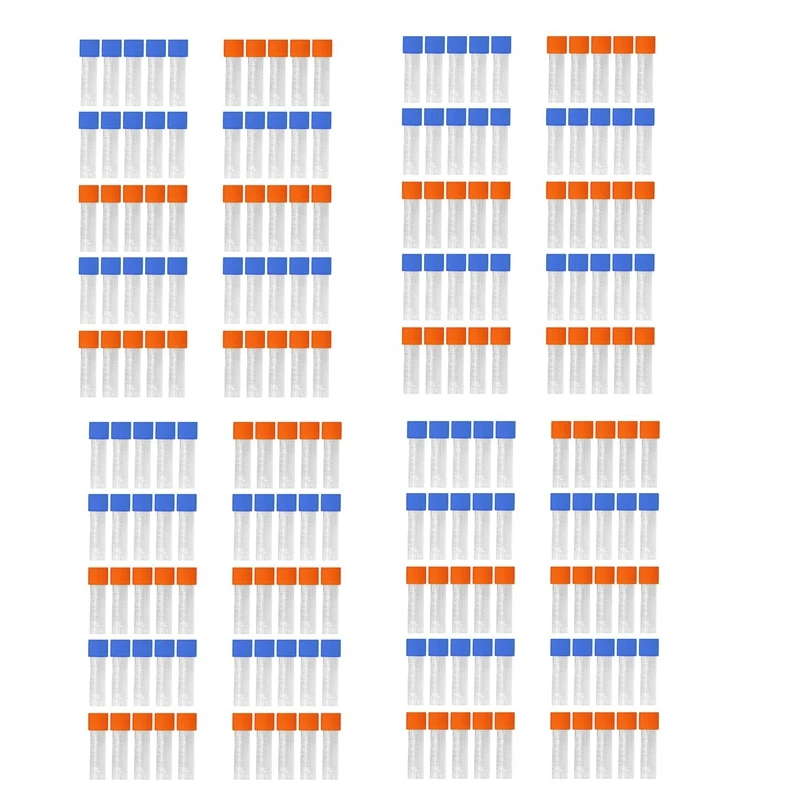 200Pcs 1.8Ml Plastic Graduated 0.063Oz Cryovial Test Tube Sample Pipe With Seal Cap