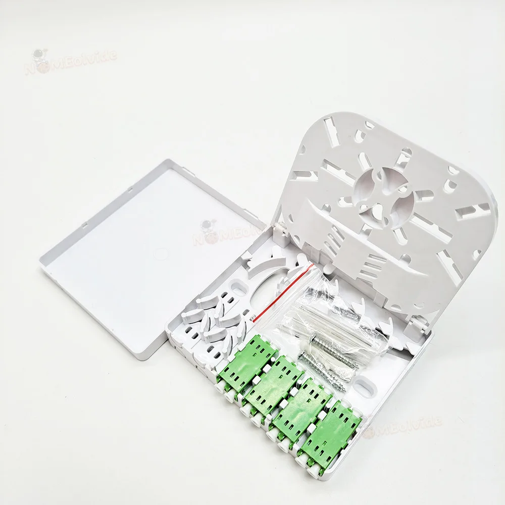 

4-ядерный оптический терминал FTTH Ftth 4-портовая оптоволоконная панель с разъемами LC APC UPC