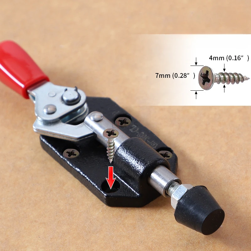 Push-pull Small Quick Clip Galvanized Iron Woodworking Table Fixing Clamp Adjustable and Extendable 20m Clamp Locking Pliers DIY