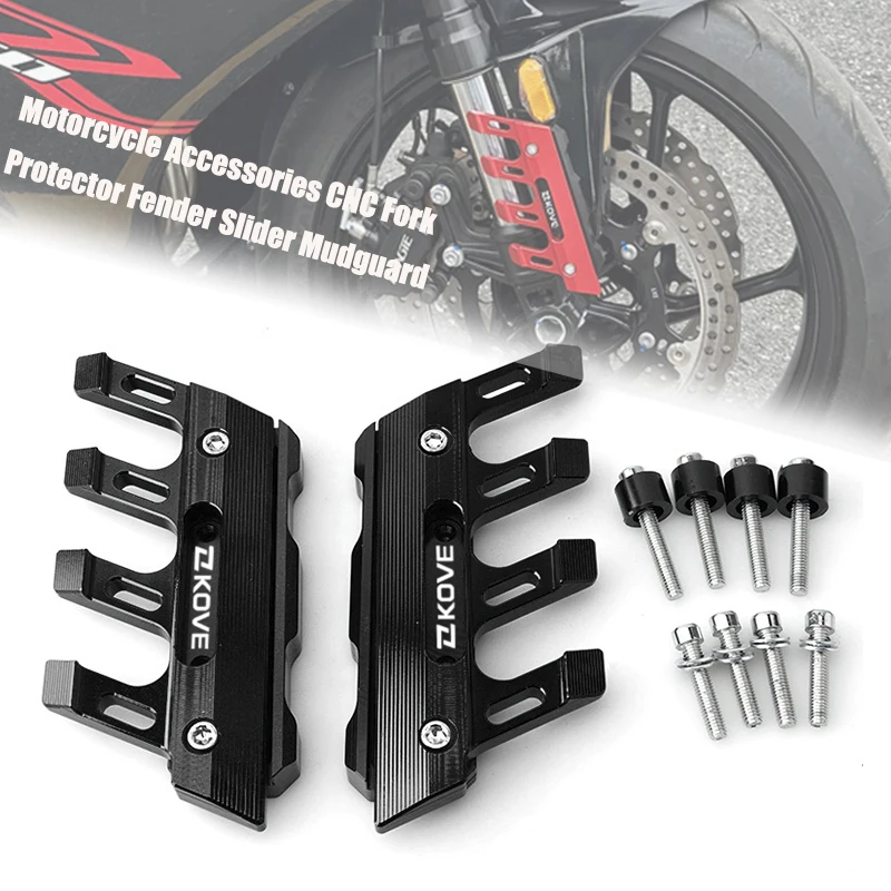 

For KOVE Pro X KY 800X 525X 500X KY500X 450RR 321RR 450R 525F 500F 800 450 321 Motorcycle Fork Protector Fender Slider Mudguard