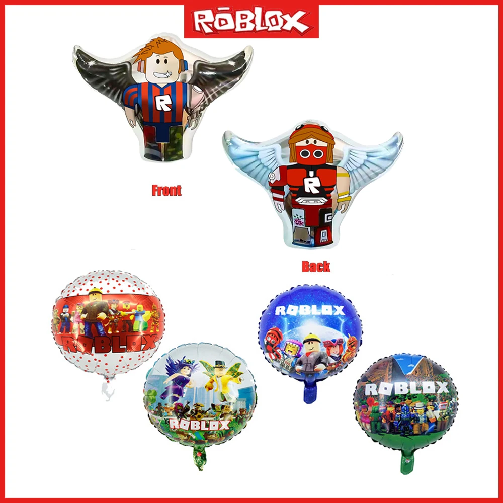 ROBLOX Birthday Foil Balloons Set Cartoon Party Decoration Supplies Baby Shower Favor Game Gift Number Balloon Boy Toy diy