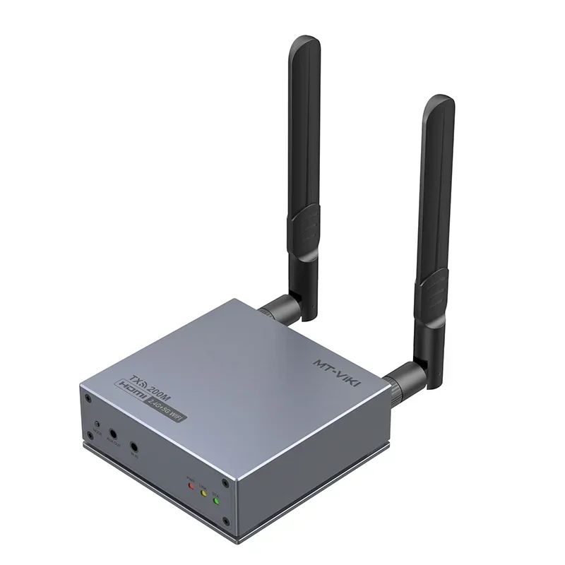 متوفر في المخزون 200 متر HDMI موسع لاسلكي، MT-VIKI 4K HDMI طقم إرسال واستقبال لاسلكي لغرفة مؤتمرات الفيديو #3