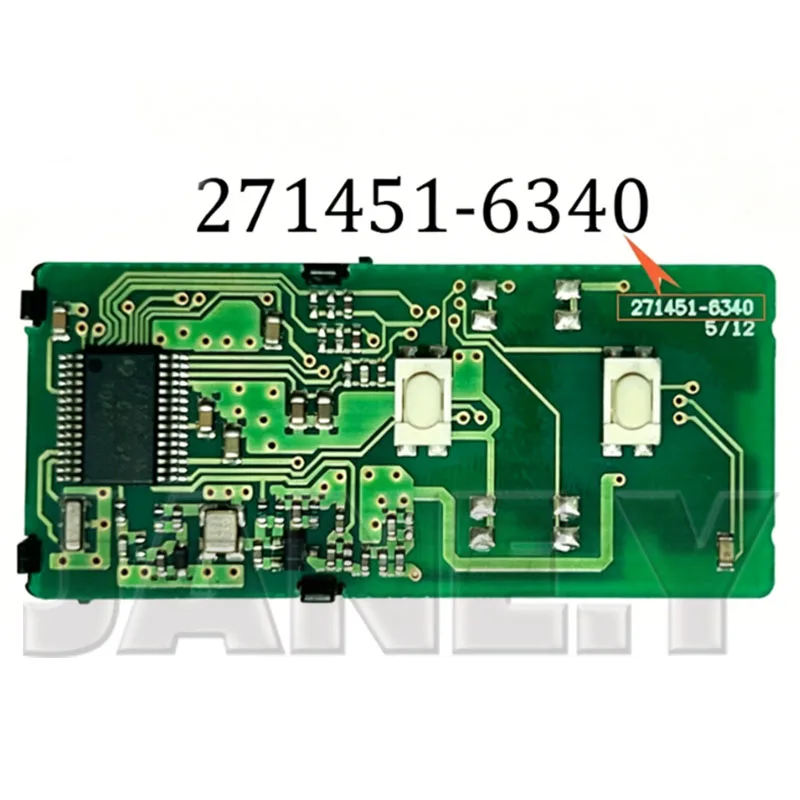 Auto Smart Remote Key For Toyota Axio Premio Auto Keyless Go Key 4D Chip 312MHZ 2 3 Buttons 271451-6340 Smart Car Key With Blade