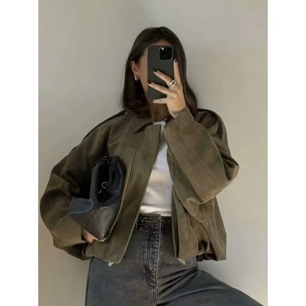 

Women's Long Bomber Jaets Faion Turn-down Collar Cleanfit Sle Winter Coats Fem Clothing Online And Offline Available