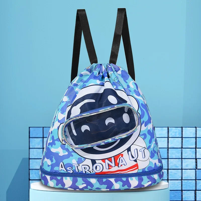 Bolsa de natación con separación seca y húmeda, mochila impermeable para niños, bolsa de almacenamiento de natación, bolsa de almacenamiento de playa, bolsa de lavado bucal