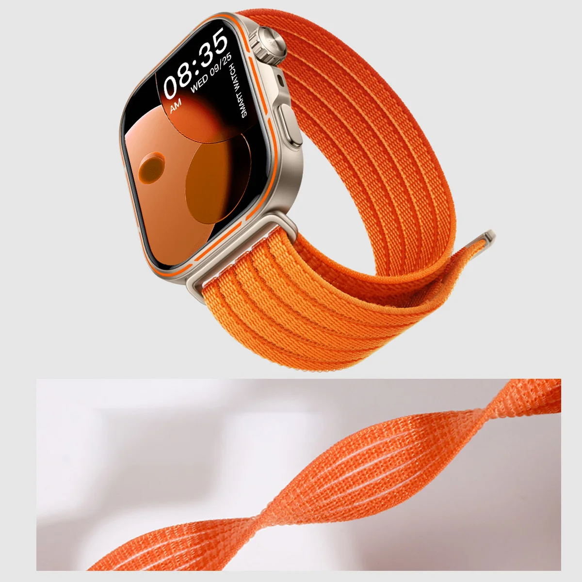 Hot Nylon Strap+Case for Huawei Watch Fit 5 Pro Official Nylon Strap for Huawei Watch Fit 5 Fit 3/4/4 Pro Change To Ultra Case
