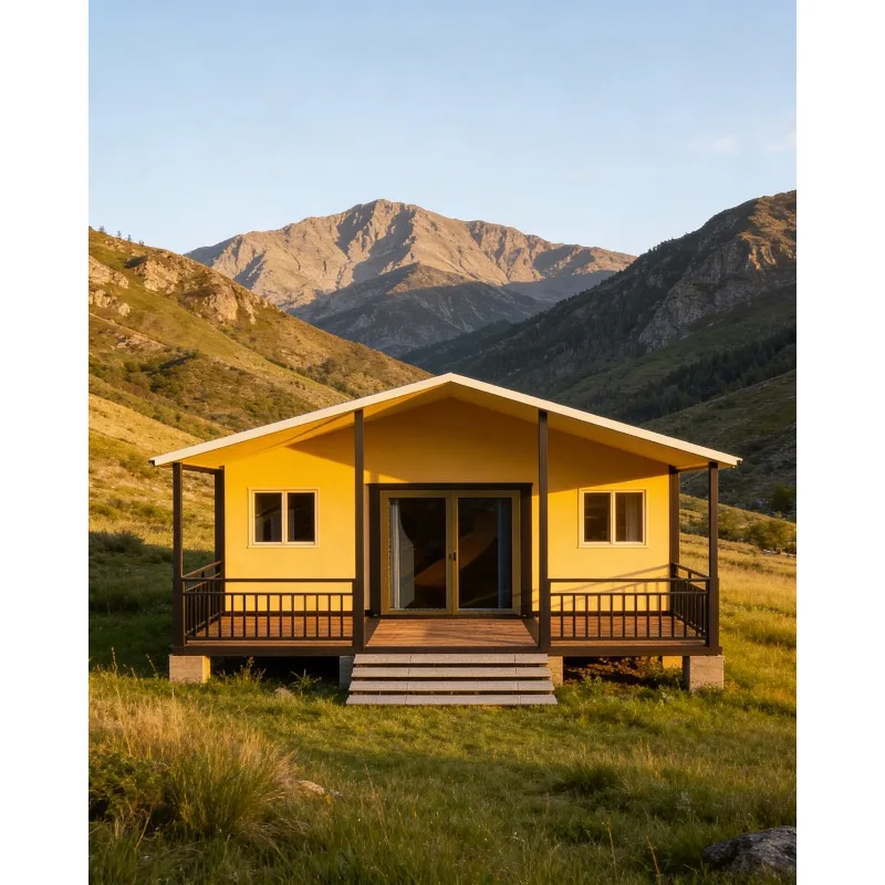 2-4 Bedroom Expandable Container House 40ft Prefab Villa Foldable Luxury Mobile Home Waterproof Steel Quick Assembly for Hotel