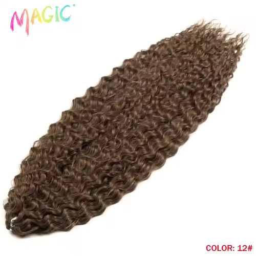 Magic Ariel Curl Hair Water Wave Twist Crochet Hair Synthetic Braid Hair Ombre Blonde 22 Inch Deep Wave Braiding Hair Extension - Image 70