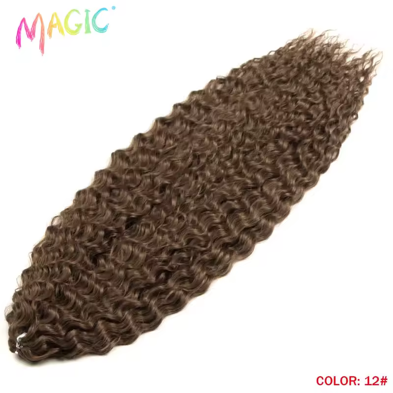 Magic Ariel Curl Hair Water Wave Twist Crochet Hair Synthetic Braid Hair Ombre Blonde 22 Inch Deep Wave Braiding Hair Extension - Image 70
