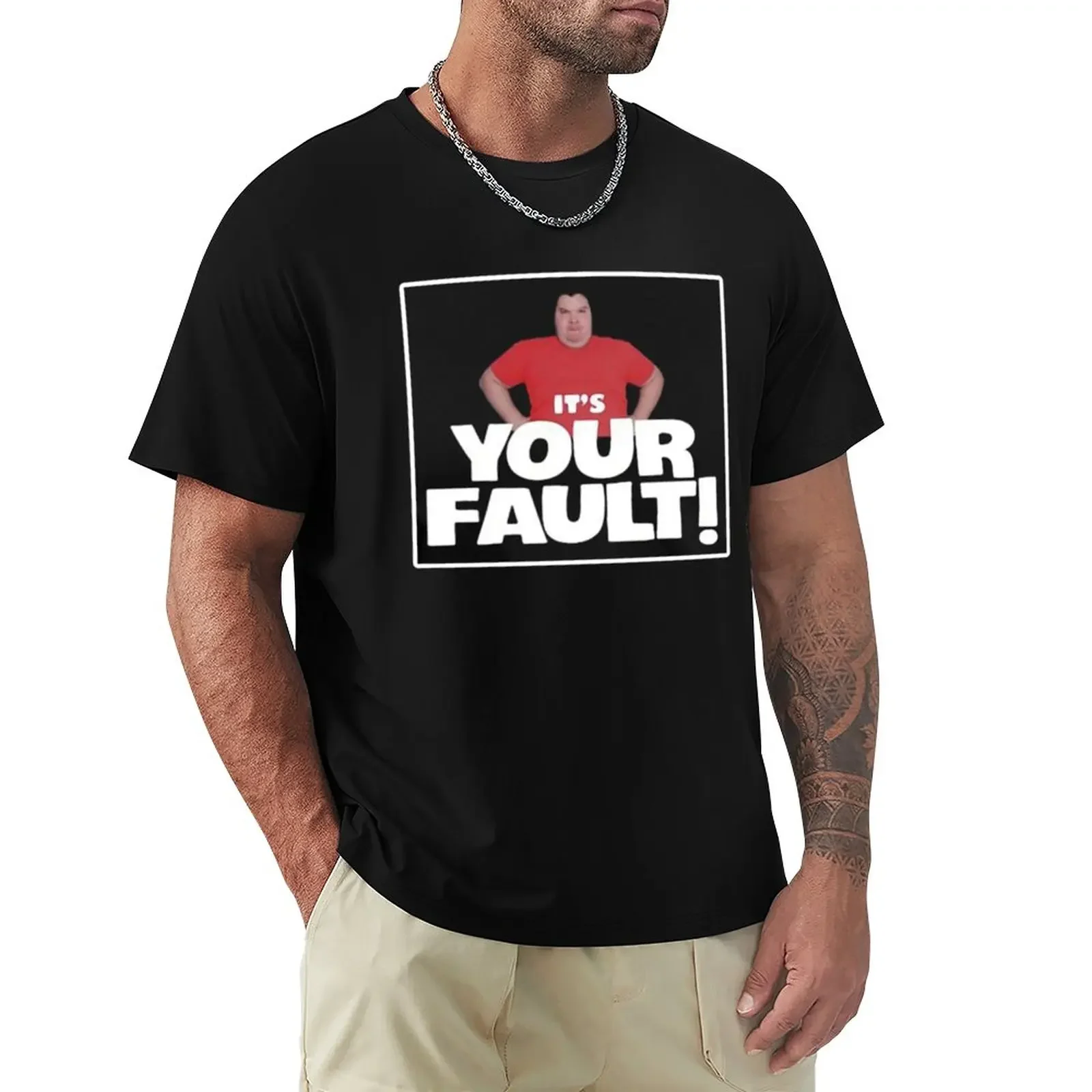

Nikocado Avocado Your Fault Funny Unique Design T-Shirt oversizeds hippie clothes heavyweight for men Summer fashion New Arrival