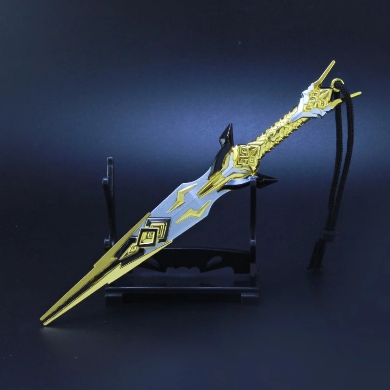 17 سنتيمتر/6.69in الشرف الملوك لعبة الطرفية سلاح نموذج لعبة صغيرة سكين المعادن الحرف اليدوية حلية نموذج جمع شاشة لسطح المكتب #3