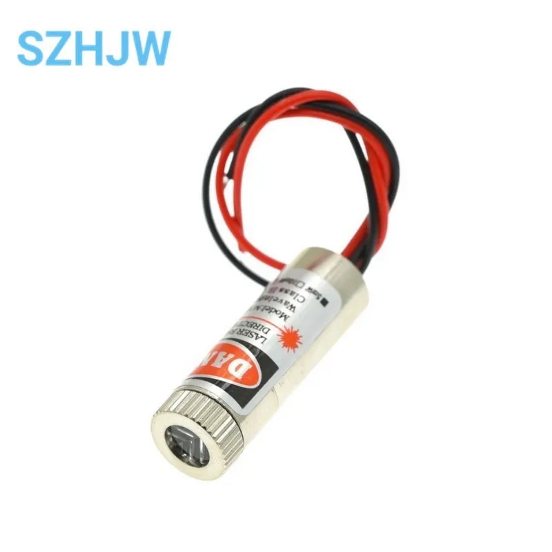 650nm 5mW Red Point / Line / Cross Laser Module Head Glass Lens Focusable Focus Adjustable Laser Diode Head Industrial Class