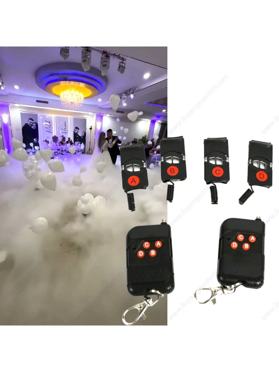Wedding Remote Control Balloon Kit Explode Blaster Machine Bride Decoration Marriage Bride Couple Entry Christmas New Year Party
