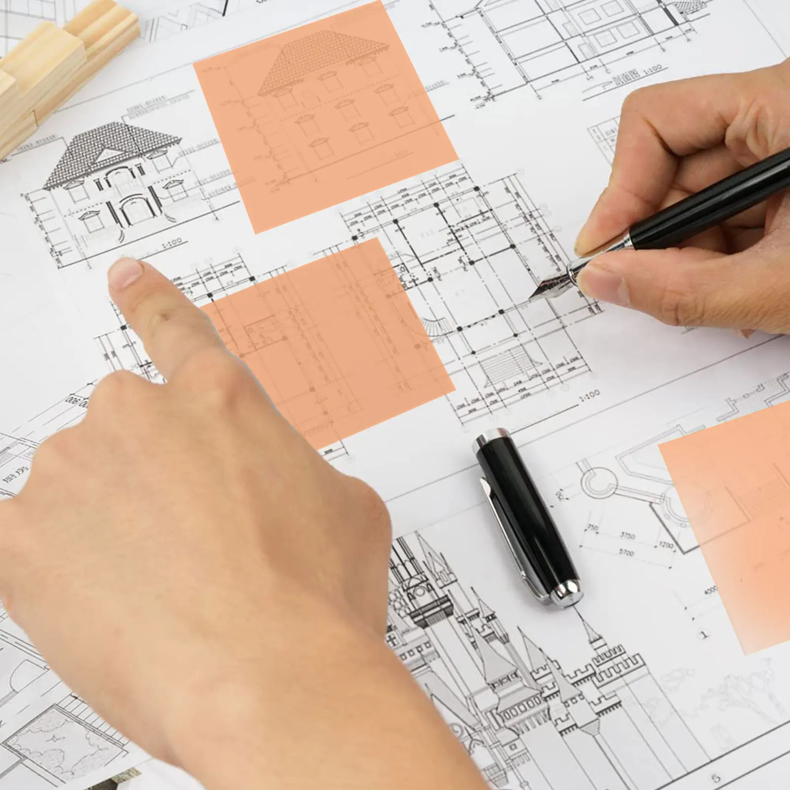 Transparent Sticky Notes 6 Colors Transparent Sticky Notes Waterproof Self-Adhesive Translucent Sticky Notes 3 X 3 Inches Clear