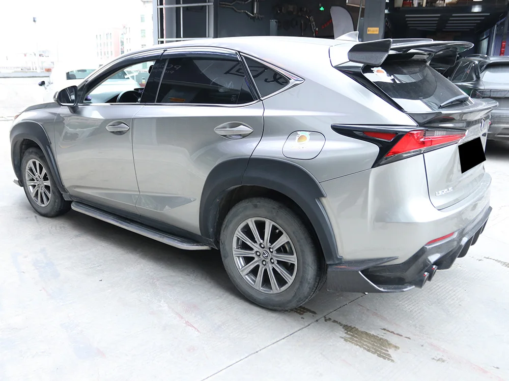 For Lexus NX Series NX200 200t NX300 300h 2014-2017 ABS material car tailgate primer color spoiler rear window spoiler splitter