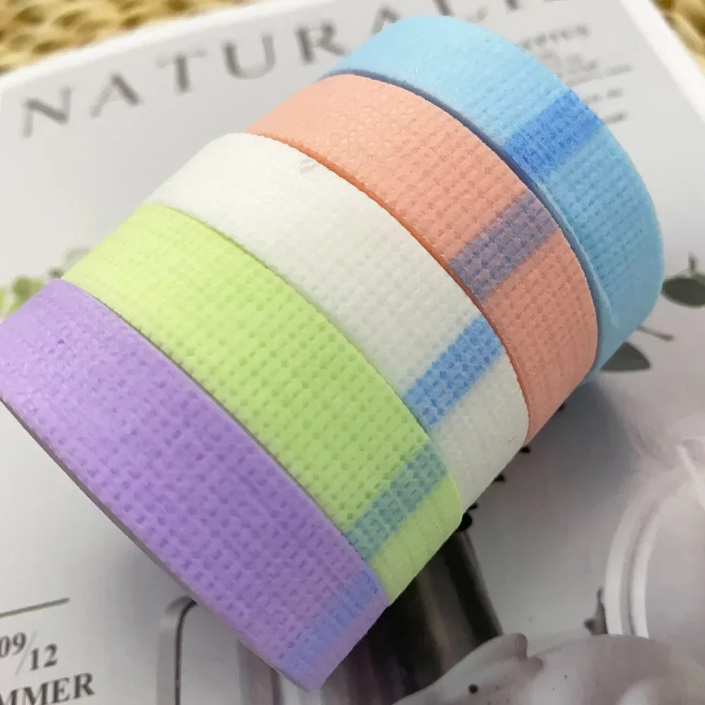 10Rolls Eyelash Tape Eyelash Extension Paper Tape Wholesale Breathable Non-woven Cloth Adhesive Patches Under Eye Pad