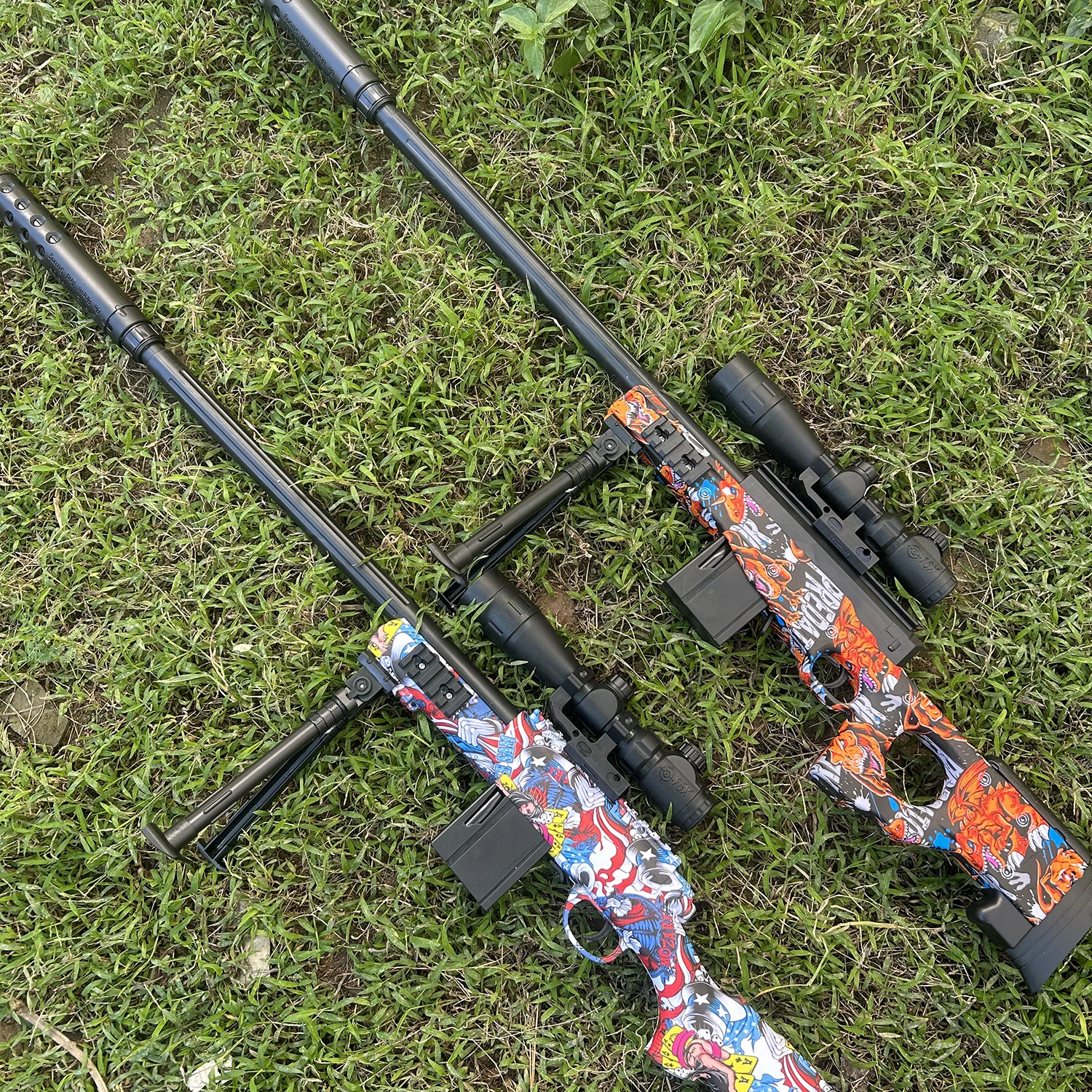 Nieuwe Awm&M24 handmatige speelgoedpistool schiet 7-8 mm gelballen, veilig buitenspeelgoed voor jongens, nieuwjaarscadeau