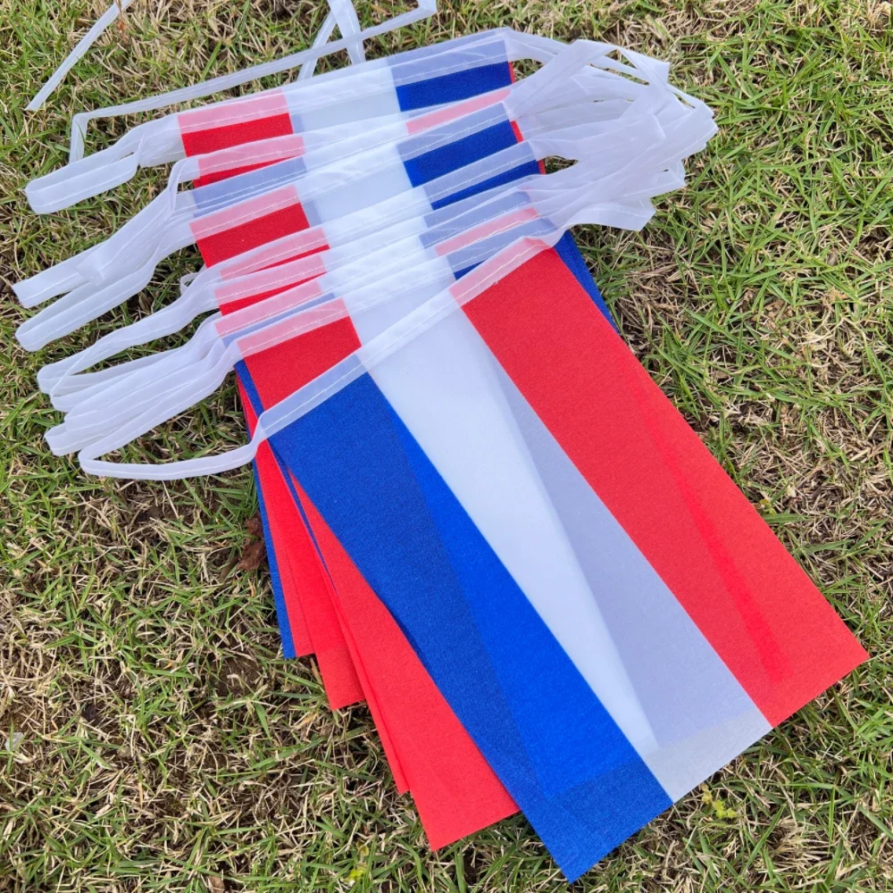 Netherlands FLAG 14x21cm Polyester Netherlands Bunting Flags for Festival Party Decoration