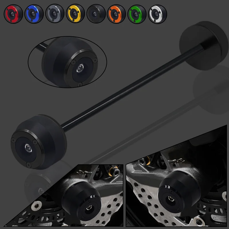

For BMW R1250GS Adventure R 1250GS HP 2018-2021 Front Axle Fit Sliders Crash Protector Pad Motorcycle Wheel Falling Protection