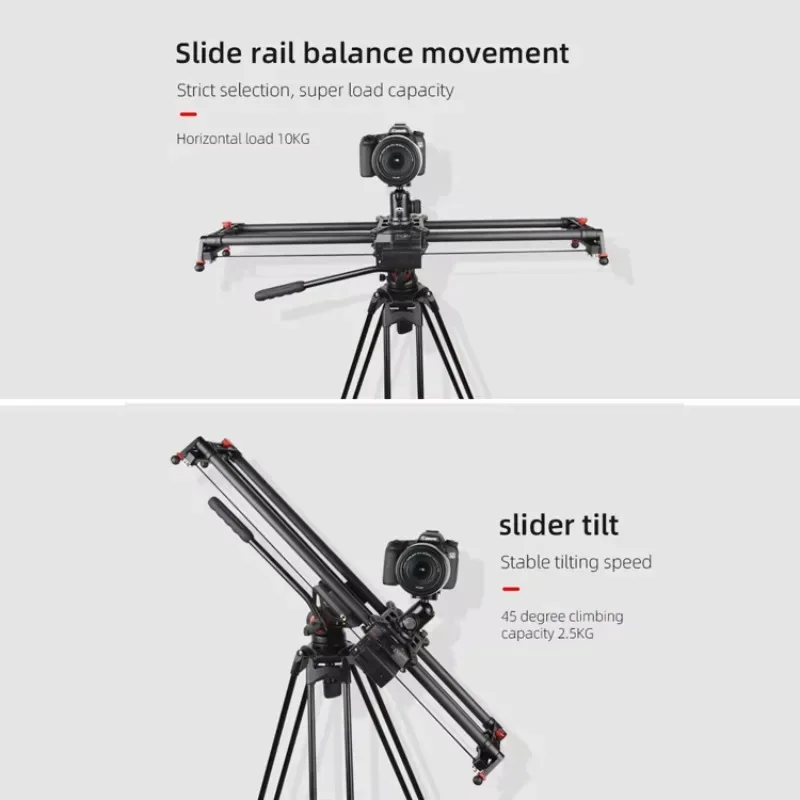 Slider per videocamera professionale con controllo wireless Dolly HM80S Pro Video Tool
