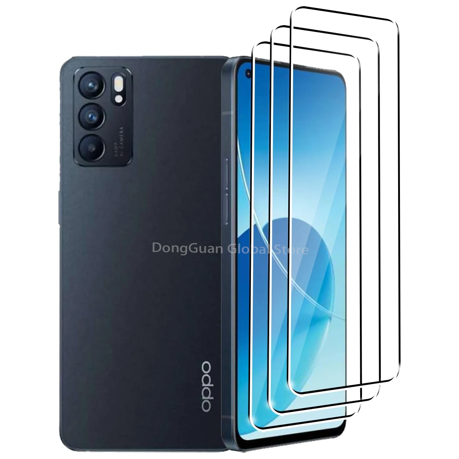 2/3/4Pcs For OPPO Reno 6 5G Tempered Glass Screen Protector Glass Film