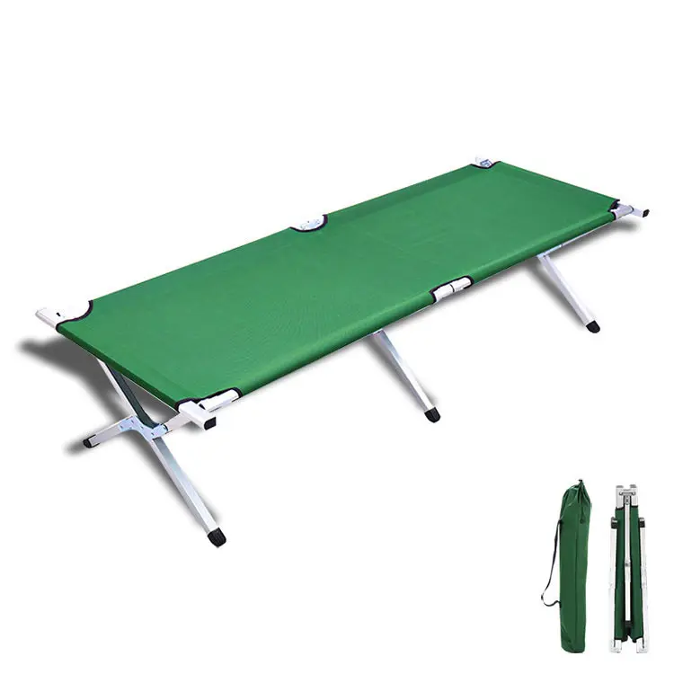 CX Aluminum Alloy Single Camping Fishing, Camping, Wide Outdoor Rollaway Bed