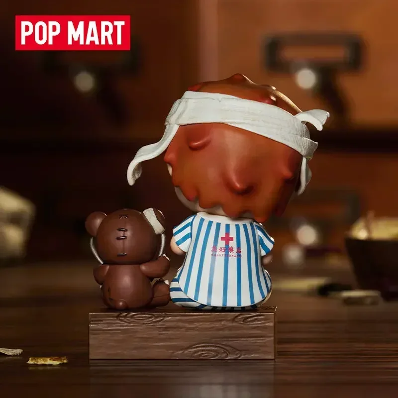 

POP MART Hirono WELLPHARMACY Series Cute Anime Figure Blind Box Mystery Gift Doll for Desktop Ornaments