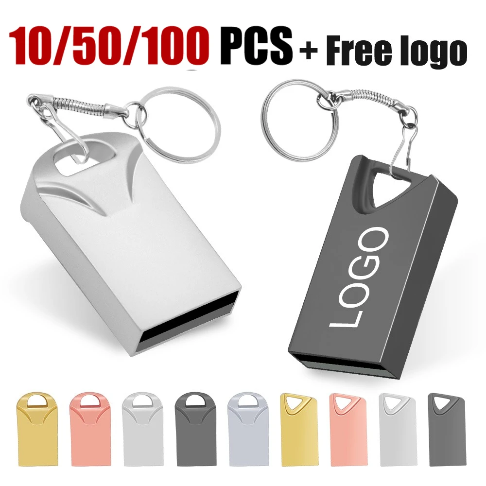 

10/50/100PCS USB Flash Drive High Speed 3.0 Mini Pen drive 128GB 64GB 32GB 16GB Cle USB Stick 8GB USB Storage Key USB Device