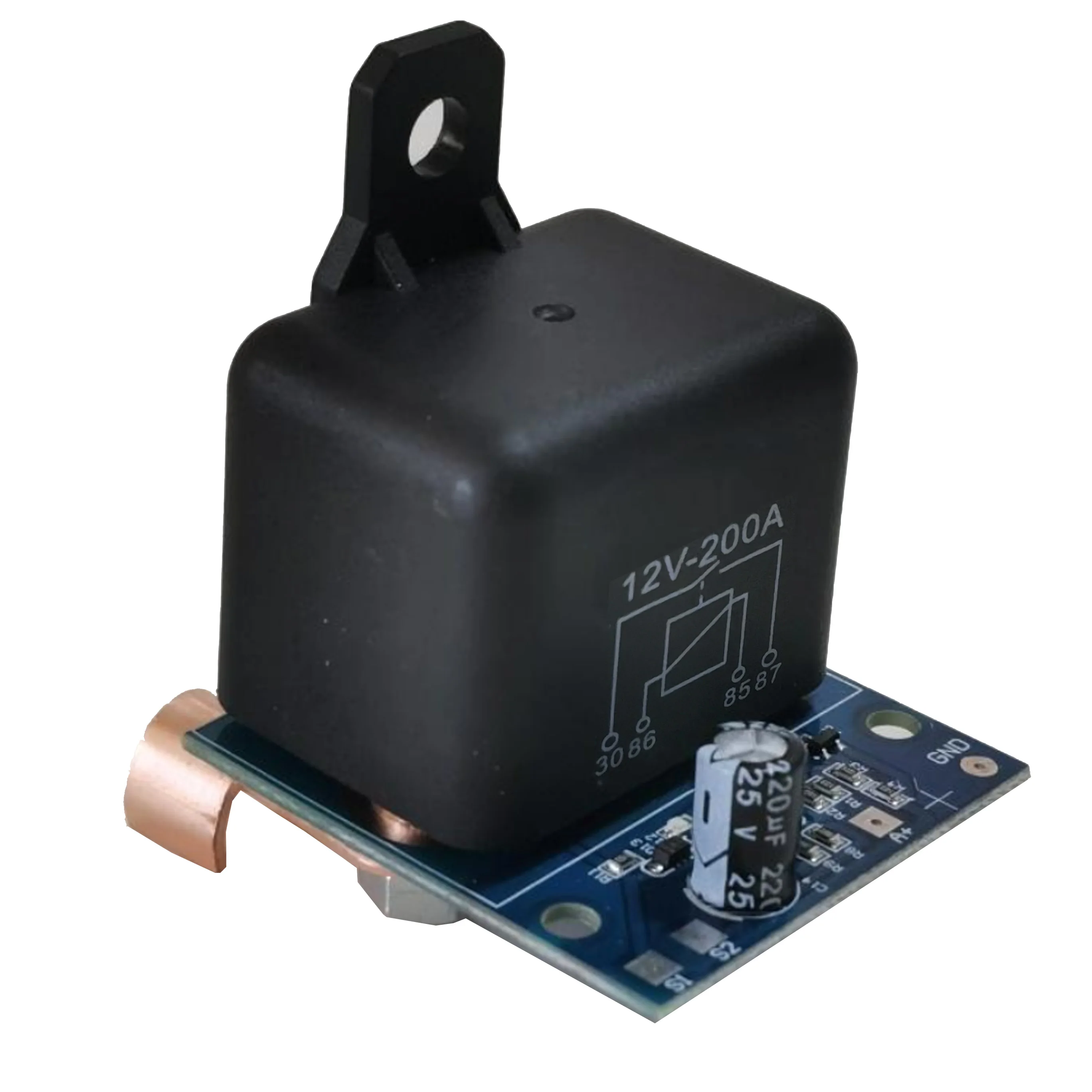 

Car relay 12V 200A super Farad capacitor start controller battery parallel on-board control board module