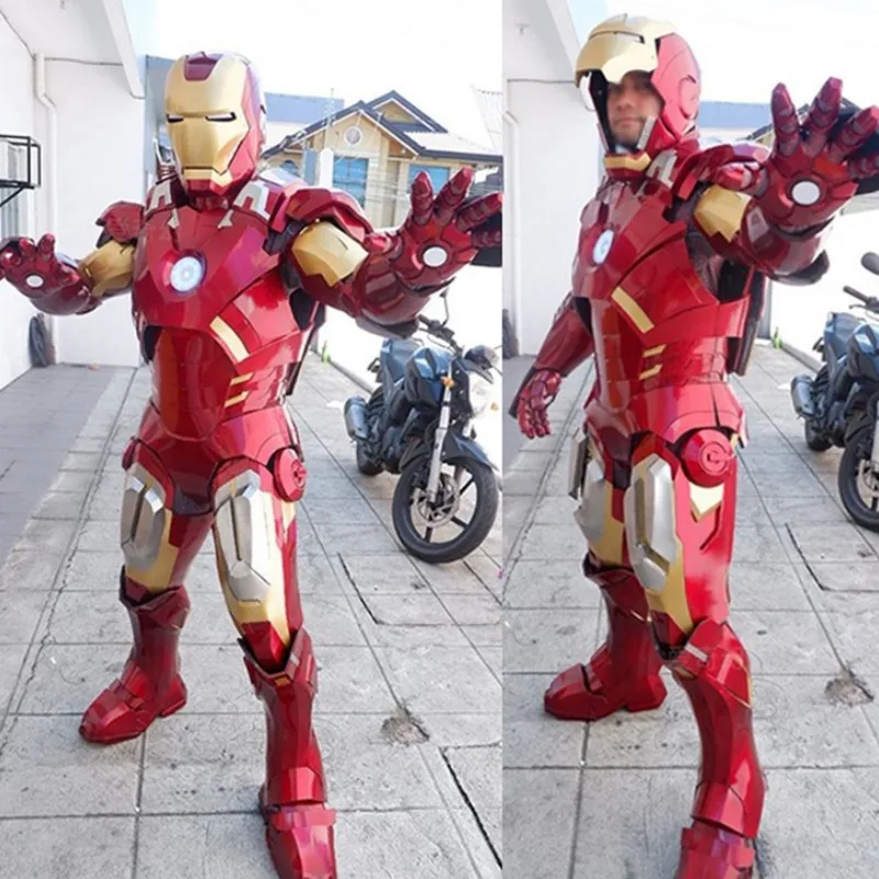 

NEW Marvel Iron Man Adult Children Wear Iron Man Real People Wear Clothing Props Armor Armor Cosplay Anime Gift