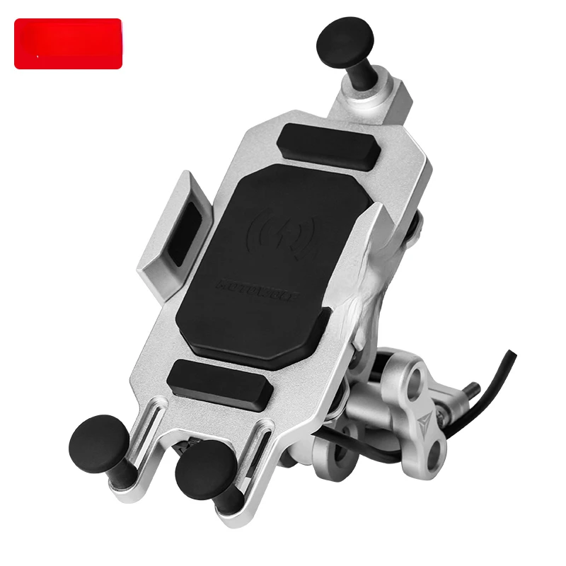 Hot Sale Adjustable Waterproof Bike Motorcycle Accessories Parts Cell Phone Support Charging Holder