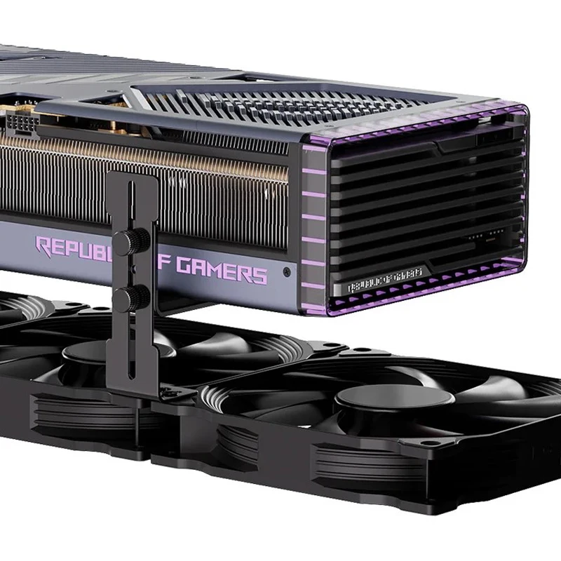 Supporto per scheda grafica Staffa per scheda video regolabile Supporto GPU per custodia per PC desktop ITX/ATX Accessorio per evitare cedimenti