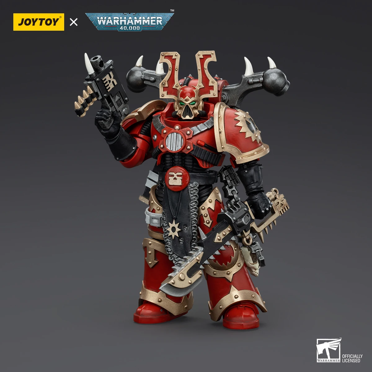 

JOYTOY Warhammer 40k World Eaters Khorne Berzerker 1 Action Figures Original Collection Doll Decoration Gift Garage Model