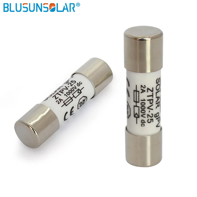 Picture 3: 1 Piece 1000V 10*38MM 2A 6A 8A 10A 12A 15A 20A 30A DC PV Solar Fuse Metal Alloys High Voltage For Power System Protection