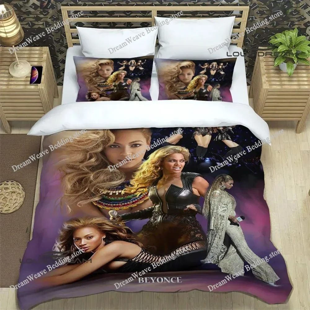 Beyonce Giselle Knowles Bedding Set Duvet Cover 3d Bedding Fashion Design Decoration King Duvet Cover Set Double Bed Set Bedding
