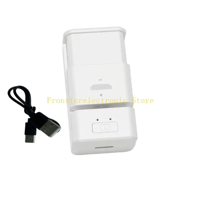 G8DB Coin Cell Charging Dock with Clear Polarity Guide, Small ABS Battery Station for Daily Desk or Shelf Use Routine