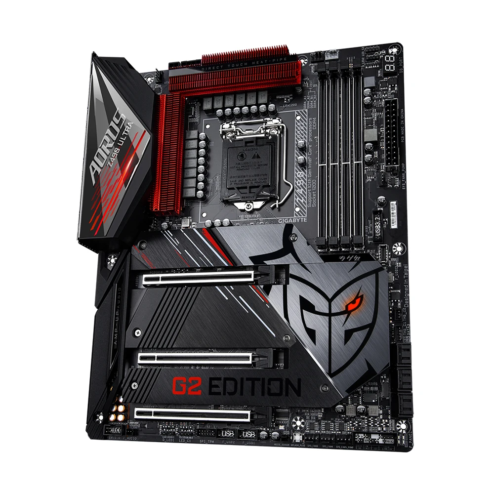 Gigabyte Z490 AORUS ULTRA G2 Motherboard Support i9-10900K i7-10700 i5 10400 i3-10300 CPU LGA1200 DDR4 4400MHz M.2 NVME PCIe 4.0