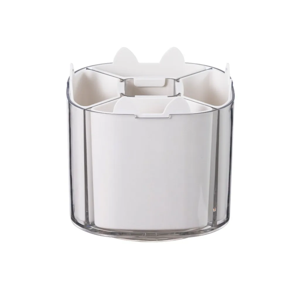 5 Grid to 9 Grid 360° Rotating Pen Holder Pencil Case Large Capacity Pen Storage Box Desktop Organizer Multifunctional