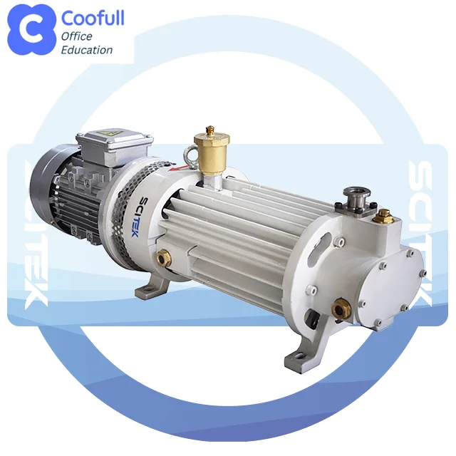 Air Cooling Dry Screw Pump Screw Vacuum Pump Adopting Stable Magnetic Sealing Device