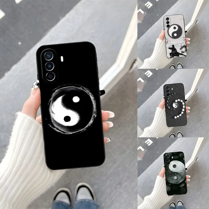 Black And White Tai Chi Phone Case 2023 Hot For Honor 30 20 I 50 10 Pro S SE V40 V30Pro V20 V9 V8 X30 X20 X10Max Fundas Cover