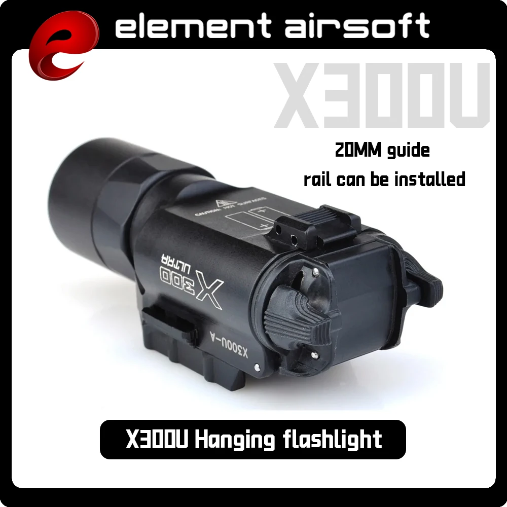 SireFire X300 Ultra Pistol Light X300U 500 Lumens High Output Flashlight Fit 20mm Picatinny Weaver Rail
