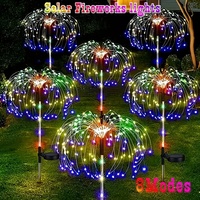 3/1pcs LED Solar Firework Lights Garden Decoration Fairy Lights Waterproof Outdoor Dandelion Lawn Lamp for Garden Lawn Decor