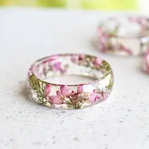 

Art Style Resin Dropping Glue Pink Eternal Lace Flower Sweet and Fresh Best Friend Couple Handmade Bracelet Gift Jewelry Women