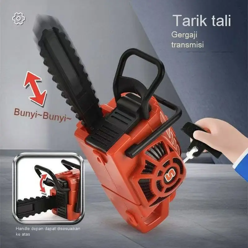 New Chainsaw lawn mower model keychain repair tool saw miniature furniture accessories carry decoration Chainsaw Key Ring