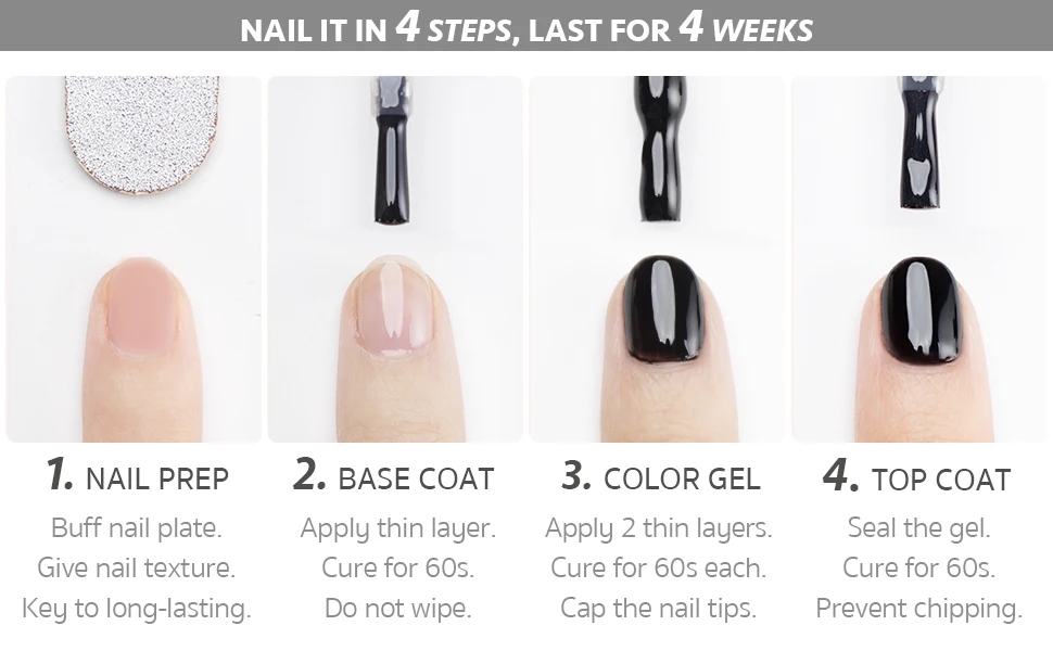 OXXI 30ml Dickflüssiger Rubber Base Gel Nagellack Hochglanz No-Wipe Top Coat UV-Lack für Nägel Semipermanenter Top Coat Y Base Coat Gellac – Detail 8