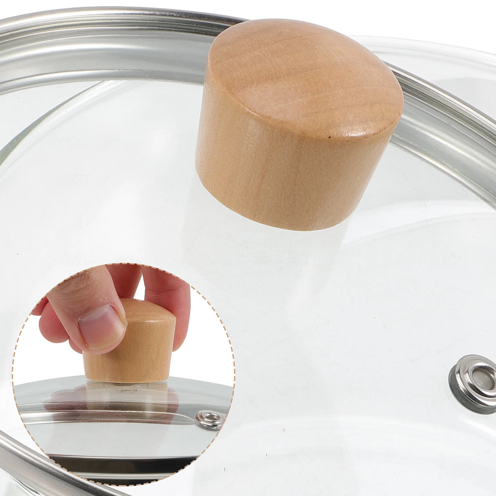 

Glass Soup Pot Clear With Double Handles For Cooking Stew Noodle Chicken Mushroom Dish Kitchen Cookware Lid