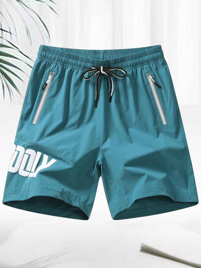 سريعة الجافة السراويل الرجال رياضة الرباط تشغيل السراويل رقيقة تنفس تمتد عداء ببطء السراويل الرجال Sweatpants الصيف سستة جيوب #3